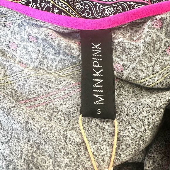 Mink Pink black and pink halter short romper - Picture 9 of 13